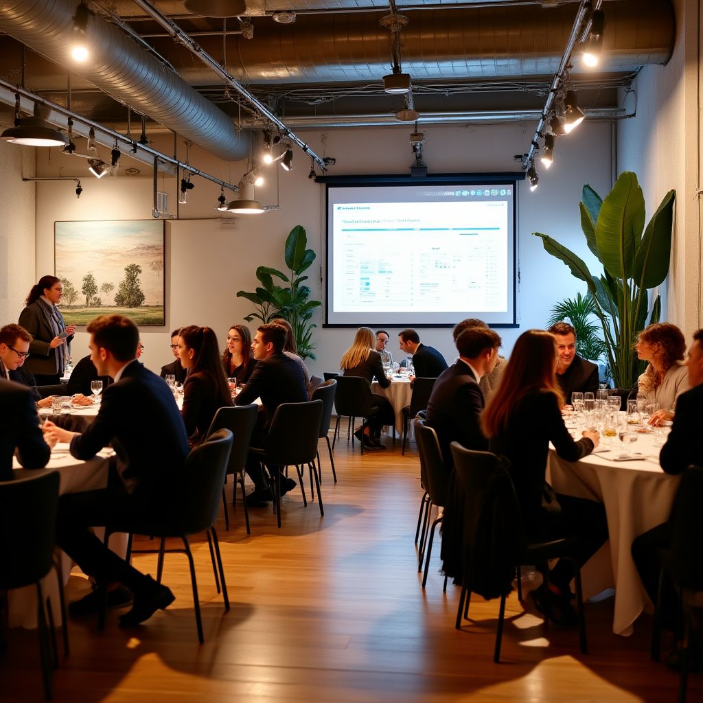 Eventos de networking financiero